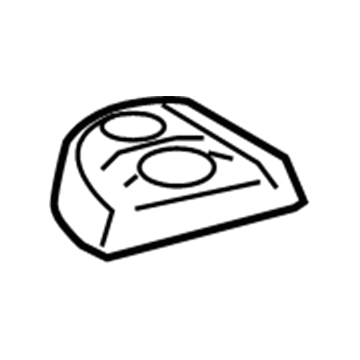 GM 19204921 Front Molding Clip 19204921 GM Front Molding Clip Illustration 1 of 1