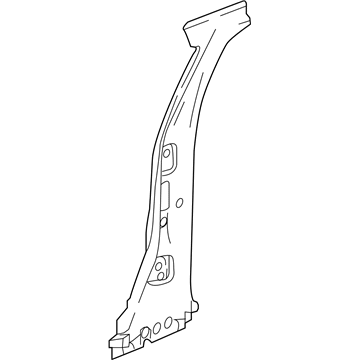 84144885 GM Center Pillar Reinforcement, Driver Side Illustration 1 of 1