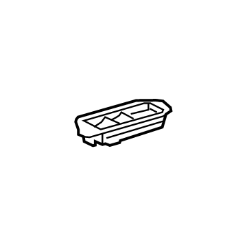84156195 GM Switch Bezel, Driver Side Illustration 1 of 1