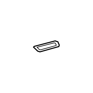 GM 84137386 Bracket Cap, Jet Black, Driver Side 84137386 GM Bracket Cap, Jet Black, Driver Side Illustration 1 of 1