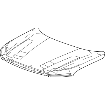 GM 26425455 Hood Assembly-. 26425455 GM Hood Assembly-. Illustration 1 of 1