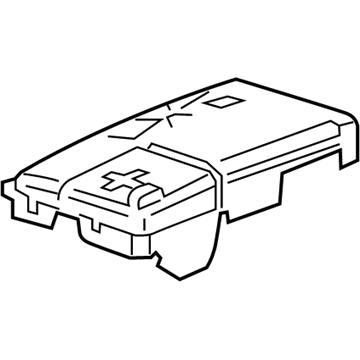 GM 22961334 Fuse Box Cover 22961334 GM Fuse Box Cover Illustration 1 of 1