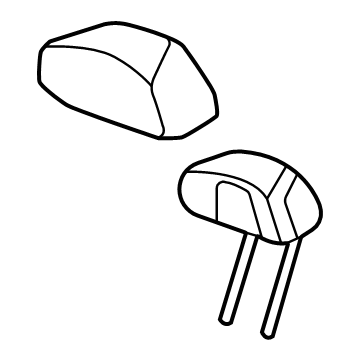 Cadillac 85753871 Headrest, Outer