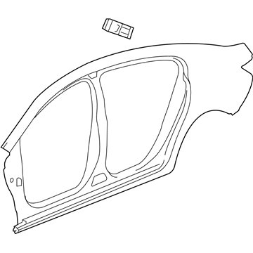 22997608 GM Uniside Assembly, Passenger Side Illustration 1 of 1