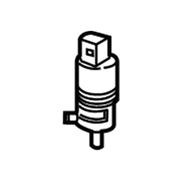 Buick Windshield Washer Pump - 84518403