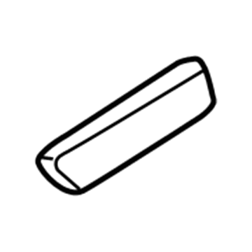 GM 88892067 Body Side Molding, Silver, Front Driver Side 88892067 GM Body Side Molding, Silver, Front Driver Side Illustration 1 of 1