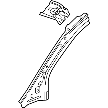 42385199 GM Inner Windshield Pillar, Passenger Side Illustration 1 of 1