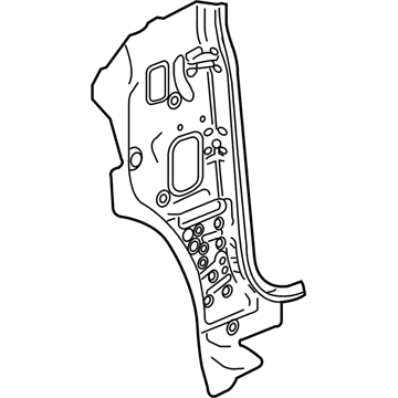 GM 42656870 Inner Hinge Pillar, Front Passenger Side 42656870 GM Inner Hinge Pillar, Front Passenger Side Illustration 1 of 1