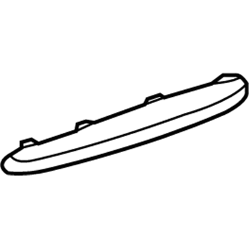 GM 15803369 Side Molding, Driver Side 15803369 GM Side Molding, Driver Side Illustration 1 of 1