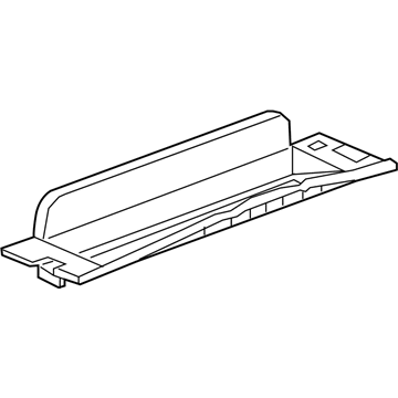84737681 GM Storage Tray, Jet Black Illustration 1 of 1