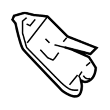 15827750 GM Side Bracket, Passenger Side Illustration 1 of 1