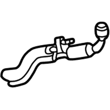 GM 15113349 Inlet Pipe 15113349 GM Inlet Pipe Illustration 1 of 1