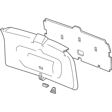 Chevy 85518621 Lower Gate Trim