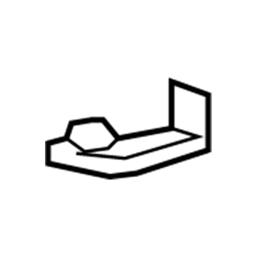 15239095 GM Upper Bracket, Driver Side Illustration 1 of 1