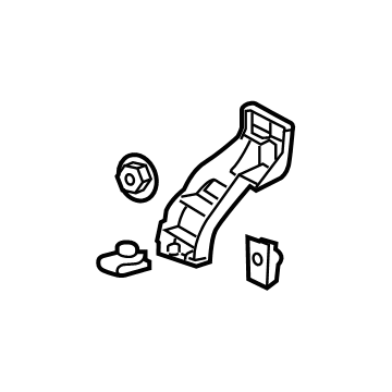 GM 23183933 Lower Retainer, Rear Driver Side 23183933 GM Lower Retainer, Rear Driver Side Illustration 1 of 1