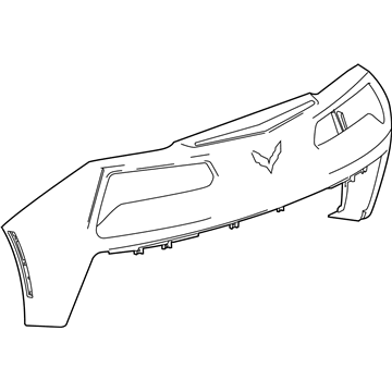 Chevy Corvette Bumper Cover - 84411653