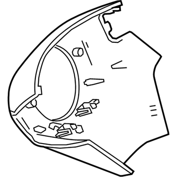 Cadillac 11546331 Rear Shroud