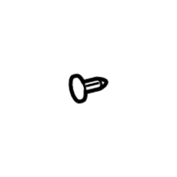 10382313 GM Partition Panel Retainer Clip, Front Illustration 1 of 1