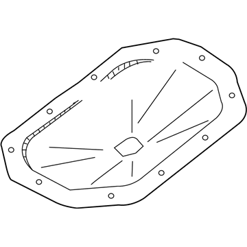 GM 25201299 Transmission Pan 25201299 GM Transmission Pan Illustration 1 of 1