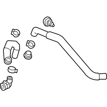 GM 42518091 Inlet Hose 42518091 GM Inlet Hose Illustration 1 of 1