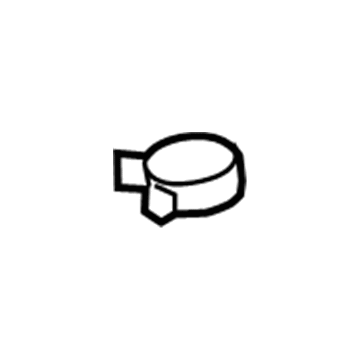 GM 94530086 Upper Resonator Clamp 94530086 GM Upper Resonator Clamp Illustration 1 of 1