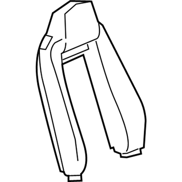 GM 19123591 Seat Back Pad, Front Passenger Side 19123591 GM Seat Back Pad, Front Passenger Side Illustration 1 of 1