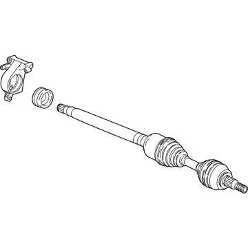 GM 84877877 Axle Assembly, Front Passenger Side 84877877 GM Axle Assembly, Front Passenger Side Illustration 1 of 1