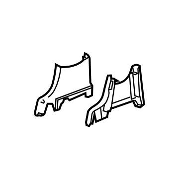 GM 22881474 Hinge Cover, Driver Side 22881474 GM Hinge Cover, Driver Side Illustration 1 of 1