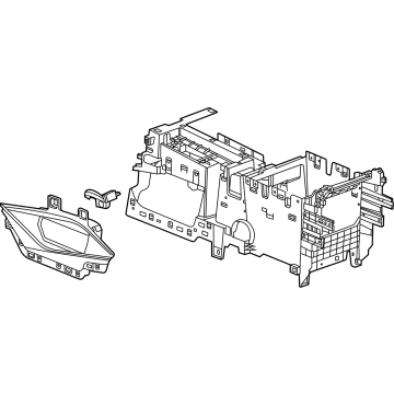 GM 85027594 Console, Floor Console 85027594 GM Console, Floor Console Illustration 1 of 1