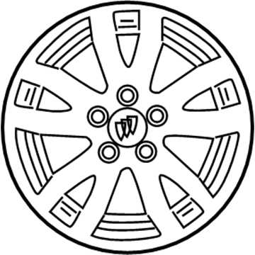 Buick 9596093 Wheel, Alloy