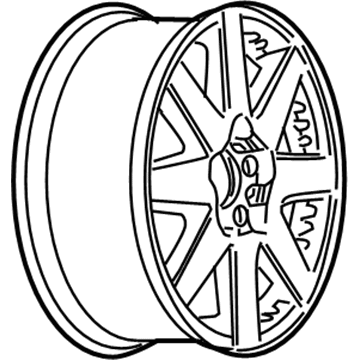 Buick 12490098 Wheel, Alloy