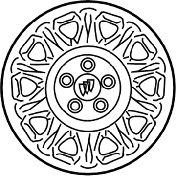 Buick 9595529 Wheel, Alloy