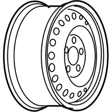 Buick 9595642 Wheel, Steel