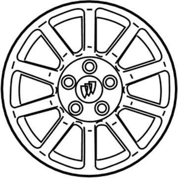 Buick 9597129 Wheel, Alloy