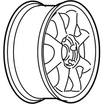 Buick 12490109 Wheel, Alloy