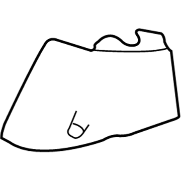 GM 89025134 Apron Assembly 89025134 GM Apron Assembly Illustration 1 of 1