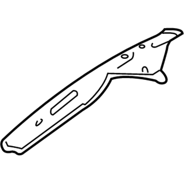 GM 10375810 Upper Rail, Front Driver Side 10375810 GM Upper Rail, Front Driver Side Illustration 1 of 1