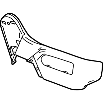 GM 85747630 Cover, Seat Back Cushion 85747630 GM Cover, Seat Back Cushion Illustration 1 of 1