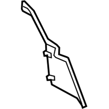 GM 22898288 Inner Quarter Panel Baffle, Passenger Side 22898288 GM Inner Quarter Panel Baffle, Passenger Side Illustration 1 of 1