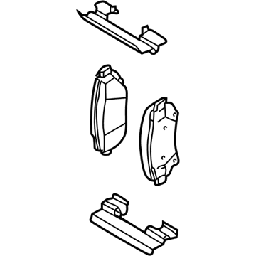 Chevy Brake Pads - 89047824
