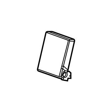 GM 84926281 Armrest, Black, Rear Center 84926281 GM Armrest, Black, Rear Center Illustration 1 of 1