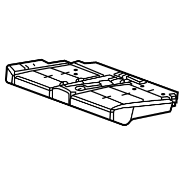 GM 84800290 Seat Cushion Pad, Rear 84800290 GM Seat Cushion Pad, Rear Illustration 1 of 1