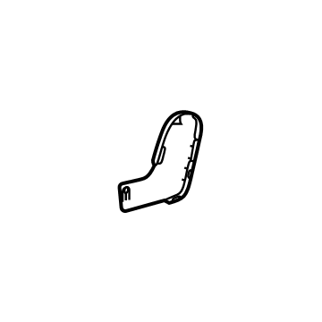 GM 84613302 Inner Finish Panel, Beige 84613302 GM Inner Finish Panel, Beige Illustration 1 of 1