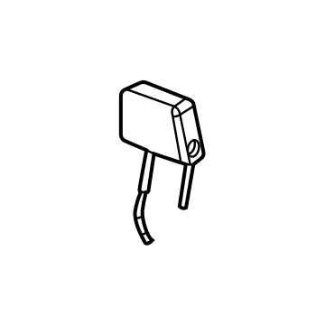 GM 84903654 Headrest, Beige 84903654 GM Headrest, Beige Illustration 1 of 1