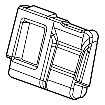 GM 84728792 Seat Back Cover, Black, Rear 84728792 GM Seat Back Cover, Black, Rear Illustration 1 of 1