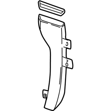 GM 10301585 Outlet Duct 10301585 GM Outlet Duct Illustration 1 of 1