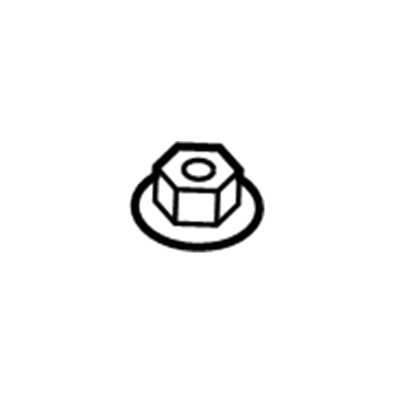 Buick 11546367 Rear Transmission Mount Nut