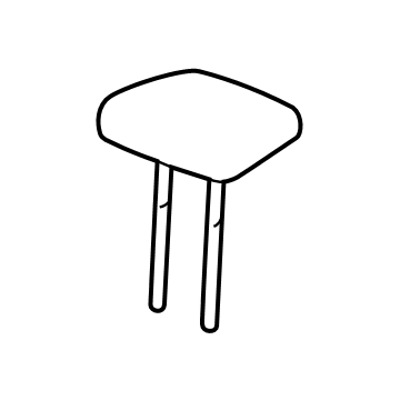 GMC 26449596 Headrest, Center