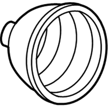 GM 22833444 Outer Boot, Front 22833444 GM Outer Boot, Front Illustration 1 of 1