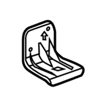 95270985 GM Door Trim Panel Lower Bracket Illustration 1 of 1
